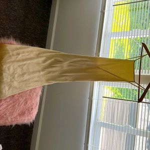 Zara crème cross back dress